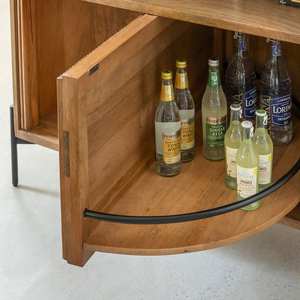 Mueble bar Vandana Prime Arion de madera de mango y mármol - Product Image 4