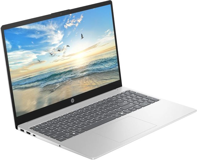 15.6" Business Laptop with 1-Year Office 365 with Copliot AI, 16GB RAM 128GB SSD, Quad-Cores Intel Processor, Windows 11