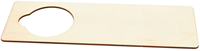 Porte-clés rectangulaires en bois pour la décoration de Pâques à la maison, au bureau et à l'hôtel, décoration murale écologique, bricolage