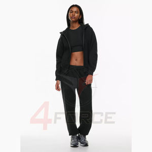 Sweat-shirt à capuche ultra épais pour femme, 500 GSM, en molleton de coton, style hiver, exportateur de vêtements OEM à marque privée - Product Image 3