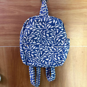 Mochila Boho Elegante de Alta Calidad, Estampada a Mano, Bolsa de Algodón Resistente, Portátil, para Playa, Escuela, Viajes, con Logotipo Personalizado para Mujer - Product Image 1