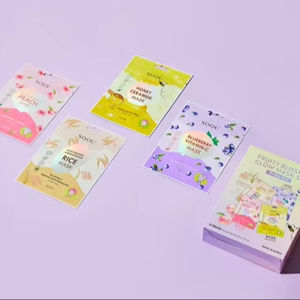 Set de Mascarillas Faciales SOQU Fruity Blissful Glow, 12 Unidades, con Arroz como Ingrediente Principal y Vitamina C - Product Image 6