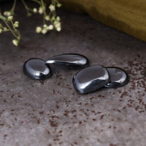 Piedra preciosa semipreciosa suelta de cabujón de forma libre en negro gunmetal para joyería, lote de diseño de moda en oferta, precio mayorista - Product Image 1