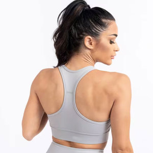 Custom Four-Way <b>Stretch</b> Women Sports <b>Bra</b> Plain Sports Top Gym Fitness Clothes Workout Women Cross Backless Women Sport <b>Bra</b> - Product Image 4