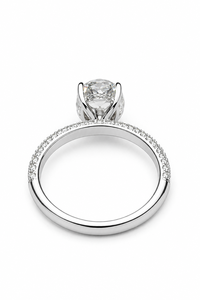 Anillo de Moissanita en Plata de Ley 92.5 KLSR-12096 - Product Image 2