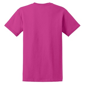 เสื้อยืดคอกลมแขนสั้นผู้ชาย สีพื้น ผ้าฝ้าย ทรงปกติ สไตล์ลำลอง ผ้าเจอร์ซีย์ถัก ดีไซน์เรียบ - Product Image 4