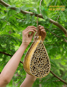 หลอดไม้ไผ่และไม้หวายแบบกำหนดเองสำหรับโรงแรมแมลง |   วัสดุทำรังจากธรรมชาติ 100% ปลอดสารพิษ จาก Eo2go เวียดนาม - Product Image 5