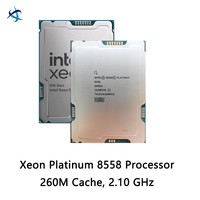 Processeur serveur double socket Platinum 8558 neuf, 36 cœurs, 72 threads, 2,1 GHz, 60 Mo de cache, 270 W, LGA4677, DDR5