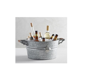 REFROIDISSEUR DE VIN EN MÉTAL DE QUALITÉ SUPÉRIEURE SUPÉRIEURE POUR LES FÊTES DE BAR CÉLÉBRATIONS DU NOUVEL AN BEVARAGES BOUTEILLES REFROIDISSEMENT STOCKAGE À GLACE - Product Image 6