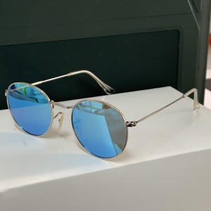 RTS Fashionable Metal Round Frame TAC Polarized <b>Sunglasses</b> Lightweight for Men and Women Outdoor Activities - Product Image 4