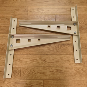 ELRC301 Heavy Duty Bookshelf Wall <b>Bracket</b> 3HP DIY Wall Mount L-<b>Bracket</b> Powder Coated Metal Support for Library Shelving - Product Image 2