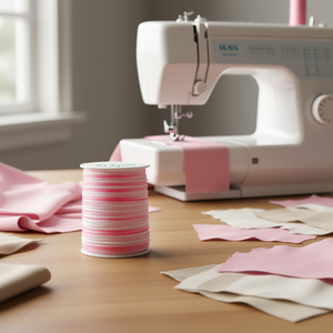 ด้ายเย็บผ้าอิลัน ราตเทล เธรด 1.5 มม. 50 ม. สีชมพูหลากสี - Product Image 3