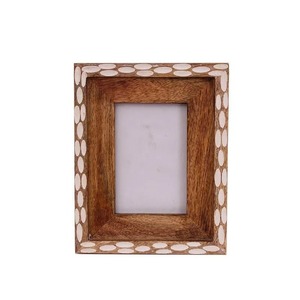Wooden Rectangular Photo <b>Frame</b> 7x5 Inch Tabletop Decor Classic Horizontal Orientation - Product Image 2