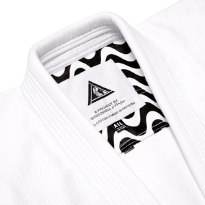 Shoyorol Batch unisexe blanc # Kimono BJJ respirant personnalisé avec logo, 440g, uniforme de Jiu-Jitsu brésilien, 100% coton, qualité supérieure - Product Image 4