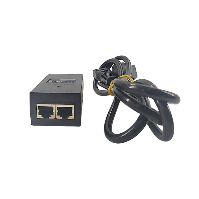 High quality POE Power Supply OEM ODM PoE Injector 24V1A/48V0.5A EU/US/UK/AU Plug for Reverse PoE Switch