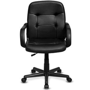 Sedia da Ufficio Ergonomica Direzionale con Poggiatesta Regolabile e Ruote Girevoli a 360 Gradi - Product Image 2