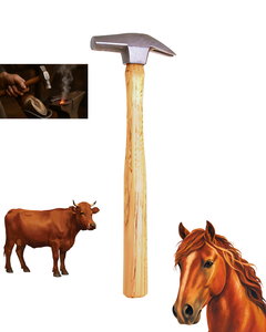 Martillo de herrador Surtechs, instrumento para clavar herraduras, herramienta veterinaria equina - Product Image 1