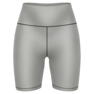 Shorts de sport pour femmes de haute qualité, personnalisables avec logo, 2-en-1, pour entraînement, yoga et course, motif uni, taille mi-haute, style cycliste - Product Image 3