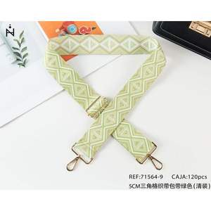 Bolsa de Nailon con Rejilla Triangular Verde de 5 cm para Fabricación de Maletas, Estilo Moderno - Product Image 1