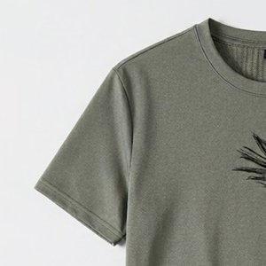 Nueva Camiseta Casual de Manga Corta para Hombre, con Logotipo Personalizado RTS, Gris, de Alta Calidad, 100% Algodón Poliéster, Lisa, para Uso Diario, Cuello Redondo, Estilo Urbano - Product Image 6