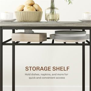 Set da Pranzo Elegante: Tavolo e Sedie per Pasti Confortevoli - Product Image 5