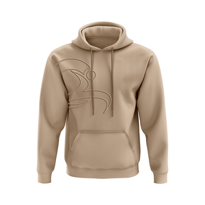 Sweat à capuche décontracté pour homme 100 % polyester épais, coupe droite à épaules tombantes, avec cordon de serrage, brodé, vente en gros ODM - Product Image 1