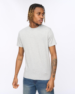 Men's Regular Fit O-Neck Short Sleeve Solid Color Cotton Jersey <b>T</b>-<b>Shirt</b> Casual Style - Product Image 5