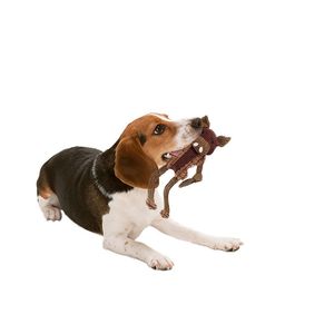 Giocattolo per Cani Ecologico a Forma di Rana, in Juta Naturale, per Masticare e Tirare, con Squeak in Peluche - Product Image 2