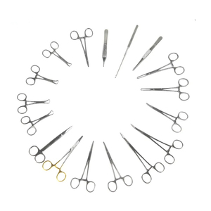 Ensemble d'instruments de chirurgie des tissus mous, outils chirurgicaux en acier inoxydable de haute qualité pour la dissection et la suture des tissus mous - Product Image 1