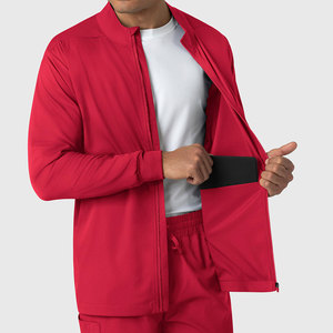 Blouse médicale personnalisée avec logo pour hommes et garçons, uniforme d'hôpital, veste de travail pour professionnels de la beauté - Product Image 6