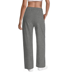 Pantalones Deportivos Casuales de Verano para Mujer, Corte Recto Regular, Estilo Vintage, Cintura Ajustable, 100% Algodón, Resistentes al Viento, Ecológicos, de Secado Rápido - Product Image 5