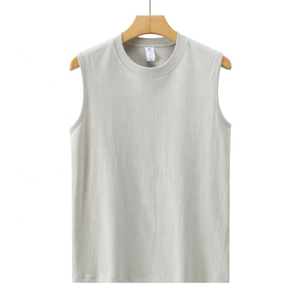 Débardeur d'été pour homme, sans manches, décontracté, en coton doux lavé, vêtement de sport, gilet de gym respirant, confort et style pour le fitness - Product Image 2