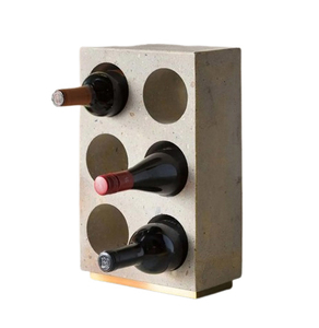 Handmade Polished Onyx Wine Holder Natural <b>Stone</b> Wine Bottle Stand Luxury Onyx Home Decor Decorative Kitchen Accessory - Product Image 4