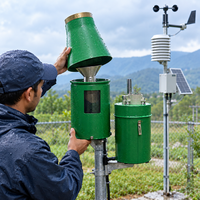 Enregistreur météorologique de précipitations pour la mesure des chutes de pluie |   Dispositif d'étude hydrologique et météorologique et de collecte automatique de données