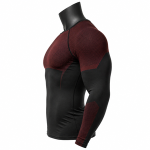 Camiseta Deportiva de Manga Larga para Hombre, de Secado Rápido, Transpirable, para Gimnasio, Fitness, Running, Entrenamiento, Compresión - Product Image 4