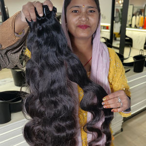 Venta al por mayor 100% extensiones de cabello humano virgen vietnamita de templo profundo Paquete de estilos Bodywave y onda de agua tipo de cabello indio - Product Image 4