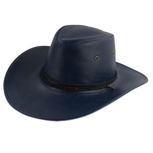 Sombrero Vaquero de Cuero Genuino de Primera Calidad, Hecho a Mano, Estilo Occidental, para Uso Diario y de Viaje - Product Image 1