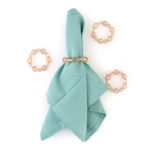 Vente chaude À La Main Fantaisie De Noël Serviette Anneau Élégant Étincelle Perle Conception Papier Matériel pour Une Utilisation De Table Usine En Gros - Product Image 4