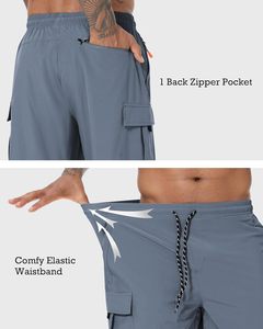 <b>Mens</b> Fashion Bermuda Shorts Comfortable Relaxed Fit <b>Summer</b> Casual Outdoor Wear Drawstring Elastic Waist Floral Pattern Front - Product Image 6