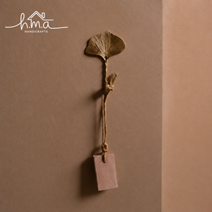 Antique Finish Solid Brass Ginkgo Leaf Classic Waterproof <b>Wall</b> Hook Handmade Heavy Duty Coat Hat <b>Towel</b> Robe Key Holder - Product Image 1