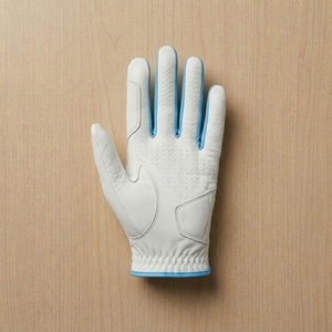 Gant de golf INJAE en cuir véritable pour gaucher, respirant, doigts perforés, ajustement souple et flexible, fermeture à tirette, unisexe, golf/ski/cyclisme - Product Image 5
