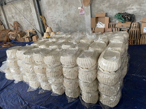 Natural Rattan <b>Basket</b> <b>with</b> <b>Lid</b> Set Handmade Wicker Storage Box Eco Friendly Organizer for Home Wholesale OEM Export - Product Image 6