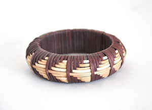 กำไลข้อมือไม้ไผ่สานคุณภาพสูงทันสมัยสำหรับ2024สำหรับเด็กผู้หญิง & ผู้หญิงประดับมุกและเพชรสำหรับงานแต่งงานและของขวัญ - Product Image 3