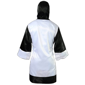 Bata de Boxeo de Color Sólido con Logotipo Personalizado, Bata de Boxeo para Hombre de Alta Calidad, Bata de Kick Boxing en Satén de Alta Calidad a un Precio Razonable - Product Image 6