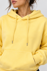Sudadera con capucha corta para mujer |   Sudadera Corta con Mochila Integrada y Logotipo Frontal |   Sudadera de Forro Polar Personalizada Estilo Urbano - Product Image 5