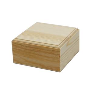 Caja de Joyería de Madera Hecha a Mano con Cierre, Caja de Almacenamiento Decorativa de Madera de Mango, Caja de Recuerdos Vintage Tallada a Mano con Diseño Geométrico - Product Image 5