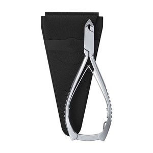 Coupe-cuticules professionnel en acier inoxydable de 4,5 pouces, ciseaux à verrouillage de sécurité, ouverture large, portable - Product Image 1