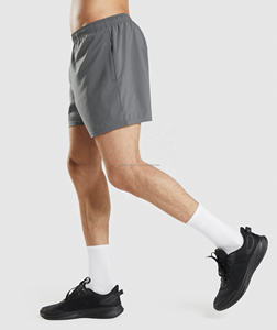 ผู้ชายกางเกงขาสั้นกีฬาโลโก้ที่กําหนดเอง Light Joggers วิ่งออกกําลังกาย Activewear ผู้ชายออกกําลังกายฟิตเนสกางเกงขาสั้น - Product Image 5