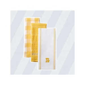 Grandes offres Vente en gros 100% coton Vintage Maisons Ustensiles brodés Essuyage Absorbant l'eau Nettoyage Lavage Cuisine Torchons - Product Image 5