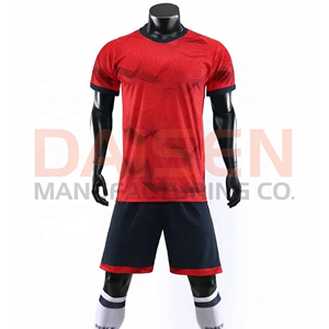 Conjunto de Uniforme de Fútbol Personalizado en Color, 100% Poliéster, Equipación de Fútbol de Alta Calidad para Entrenamiento y Partidos - Product Image 3